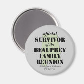 Alabama Family Reunion Survivor (groen) Magneet (Voorkant / Achterkant)