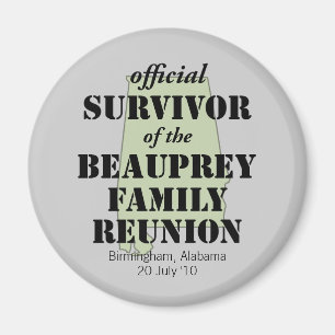 Alabama Family Reunion Survivor (groen) Magneet