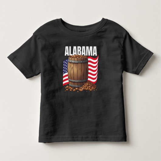 Alabama Fine Jersey Dark Kinder Shirts (Voorkant)
