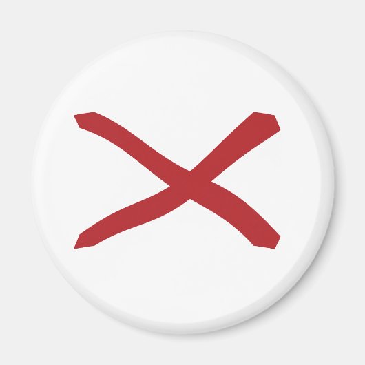 Alabama Flag Magnet (Voorkant)