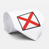 Alabama Flag Stropdas (Opgerold)