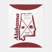 Alabama Fleece Blanket Deken (Voorkant)
