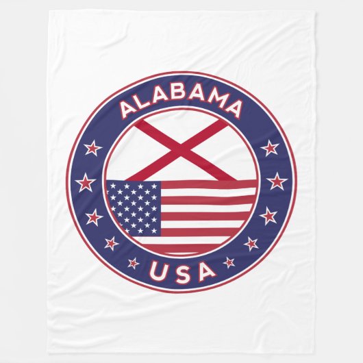 Alabama Fleece Deken (Voorkant)