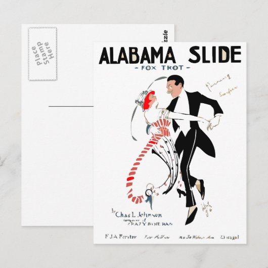 Alabama FoxTrot Briefkaart (Voorkant / Achterkant)