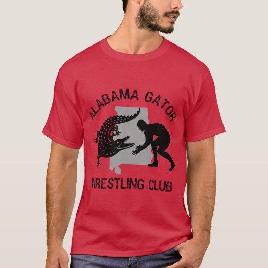 Alabama Gator Wrestling Club T-shirt (Voorkant)