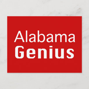 Alabama Genius Gifts Briefkaart
