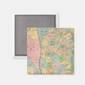 Alabama, Georgia Magneet (Voorkant / Achterkant)