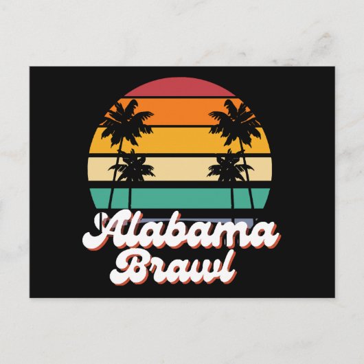 Alabama Gevecht  Feestdagenkaart (Voorkant)