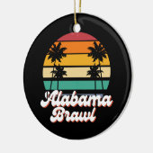 Alabama Gevecht Keramisch Ornament (Links)