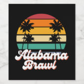 Alabama Gevecht Wijn Etiket (Enkel label)