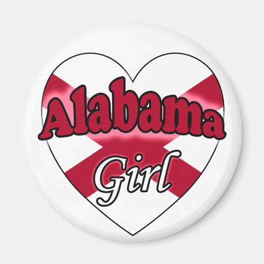 Alabama Girl Magneet (Voorkant)
