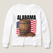 Alabama Girl's Bella+Canvas Long Sleeve (Voorkant)