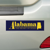 Alabama Gold Bumpersticker (Op auto)