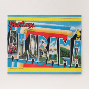 Alabama Groet Briefkaart Legpuzzel