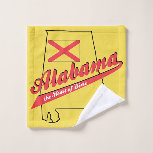 Alabama Hart van Dixie Bad Handdoek (Wasdoekje)