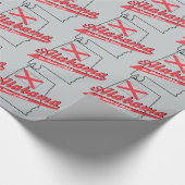Alabama Hart van Dixie Cadeaupapier (Hoek)