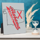 Alabama Hart van Dixie Fotoplaat (Zijkant)