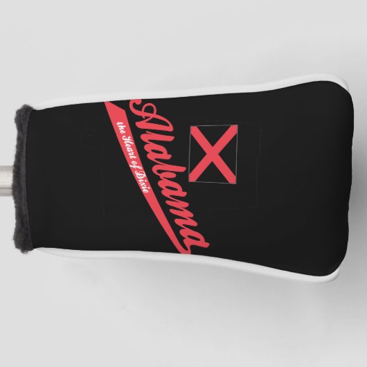 Alabama Hart van Dixie Golfheadcover (Voorkant)