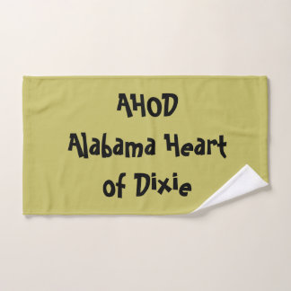Alabama Hart van Dixie  Handdoek