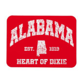 Alabama, hart van Dixie Magneet (Horizontaal)