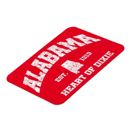 Alabama, hart van Dixie Magneet (Linkerzijde)