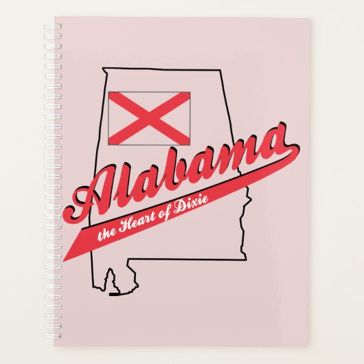 Alabama Hart van Dixie Planner (Voorkant)