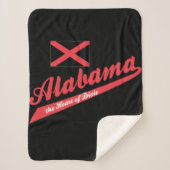 Alabama Hart van Dixie Sherpa Deken (Voorkant)