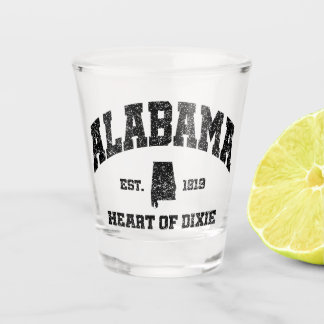 Alabama, hart van Dixie Shot Glas