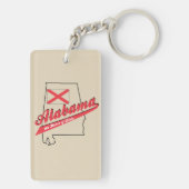 Alabama Hart van Dixie Sleutelhanger (achterkant)