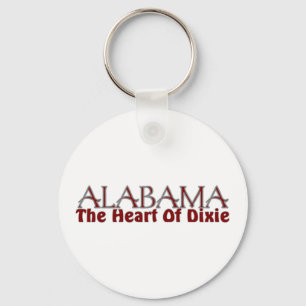 Alabama hart van Dixie sleutelhangers
