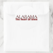 Alabama hart van Dixie stickers (Tas)