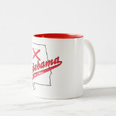 Alabama Hart van Dixie Tweekleurige Koffiemok (Voorkant rechts)
