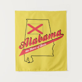 Alabama Hart van Dixie Wandkleed