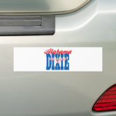 Alabama Heart of Dixie Bumpersticker (Op auto)