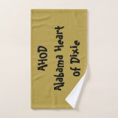 Alabama Heart of Dixie Handdoek (Handdoek)