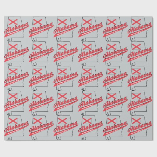 Alabama Heart van Dixie Cadeaupapier (Vlak)