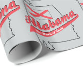 Alabama Heart van Dixie Cadeaupapier (Rol Hoek)