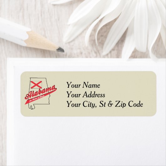 Alabama Heart van Dixie Etiket (Insitu)