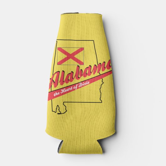 Alabama Heart van Dixie Flesjeskoeler (Voorkant)