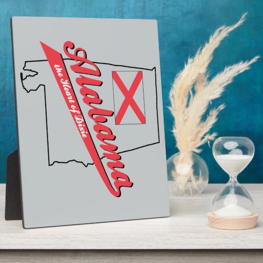 Alabama Heart van Dixie Fotoplaat (Zijkant)