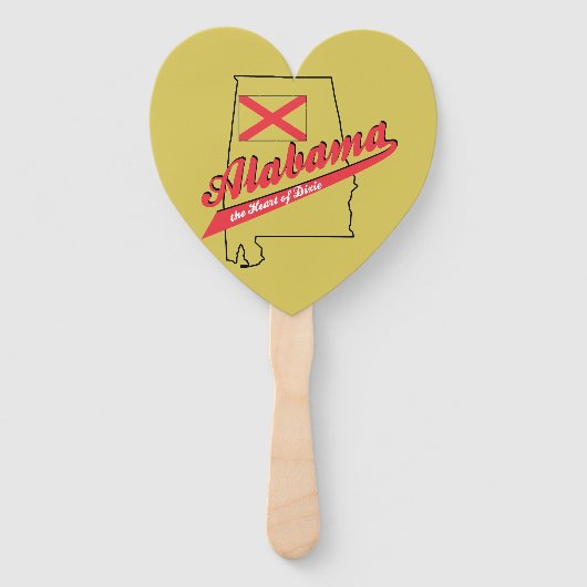 Alabama Heart van Dixie Handwaaier (Achterkant)