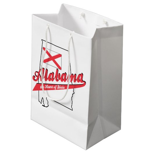 Alabama Heart van Dixie Medium Cadeauzakje (Achterkant Gekanteld)
