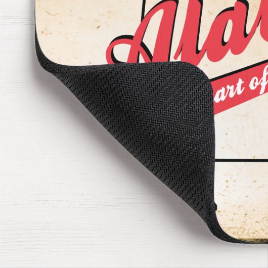 Alabama Heart van Dixie Muismat (Hoek)