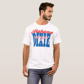 Alabama Heart van Dixie T-shirt (Voorkant volledig)
