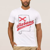 Alabama Heart van Dixie T-shirt (Voorkant)