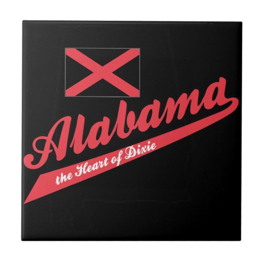 Alabama Heart van Dixie Tegeltje (Voorkant)