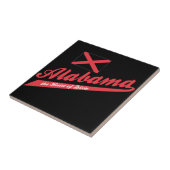 Alabama Heart van Dixie Tegeltje (Zijkant)