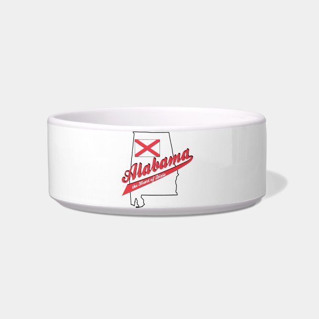 Alabama Heart van Dixie Voerbakje (Voorkant)