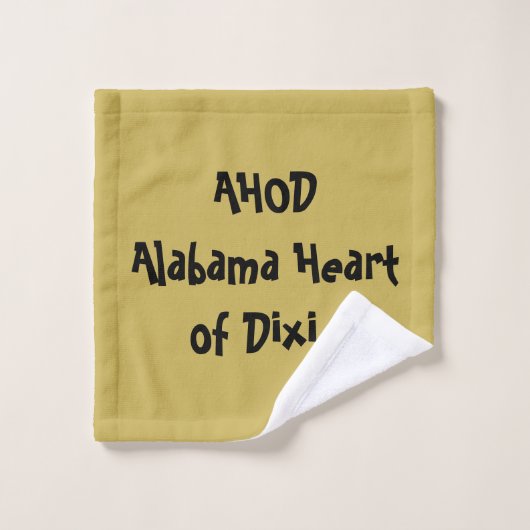 Alabama Heart van Dixie Washandje (Wasdoekje)