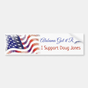 Alabama heeft gelijk, ik steun Doug Jones Bumpersticker